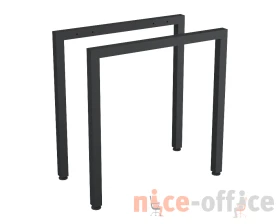 Набор крайних опор для одиночного бенча антрацит Steel images