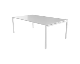 Стол переговоров без подрозетника белый 240х120х76 Steel images