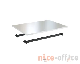 Столешница одинарная 100 (с траверсами) антрацит Steel images