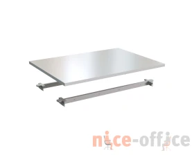 Столешница одинарная 100 (с траверсами) белый Steel images
