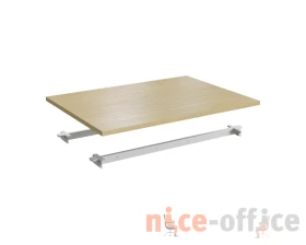 Столешница одинарная 100 (с траверсами) белый Steel images