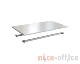 Столешница одинарная 120 (с траверсами) белый Steel images
