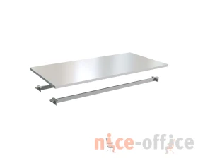 Столешница одинарная 140 (с траверсами) белый Steel images