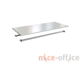 Столешница одинарная 160 (с траверсами) белый Steel images