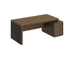 Стол руководителя правый на опорной тумбе малой ВЛ 147 ДТ Velar images