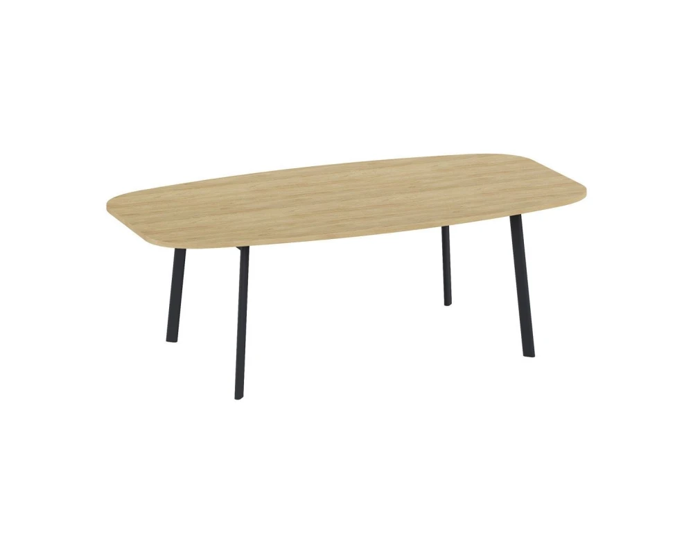 Стол для переговоров 180х120х76 Flex Гикори/Графит