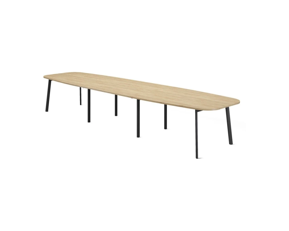 Стол для переговоров составной 474x120x75 Flex Гикори/Графит