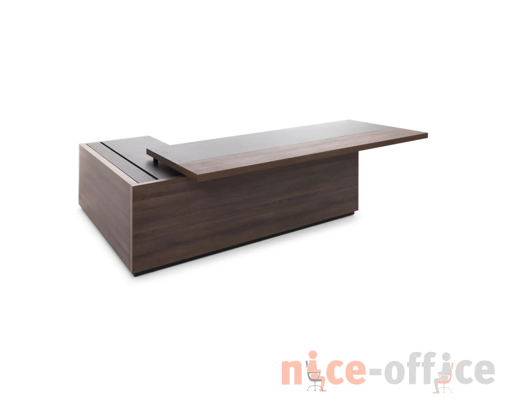 Стол письменный DX 240x199x76 Murano Кальяри/Черный