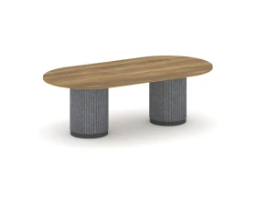 Стол переговорный овальный PR.C.SPRG-007.D 2400х1200х750 Фелто / Felto images