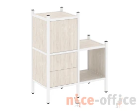 Прямой стеллаж L-11 862x446x1047 Лофт / Loft images