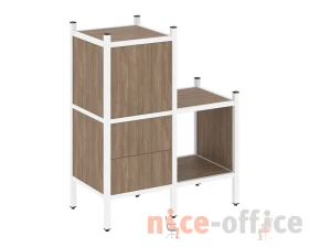 Прямой стеллаж L-11 862x446x1047 Лофт / Loft images