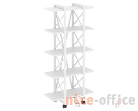 Стеллаж на колесных опорах - 5полок V 800х400х1704 Лофт / Loft images