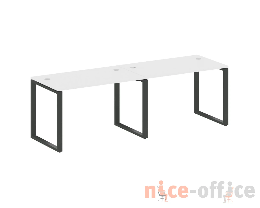 Рабочая станция на 2 раб.места на О-образном м/к 240x72x75 Метал Систем / Metal System