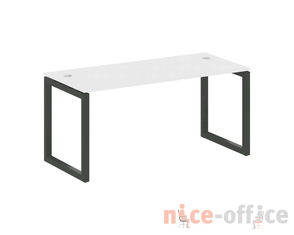 Стол письменный на О-образном м/к 1600x720x750 Метал Систем Куатро 5x5 / Metal System Quattro 5x5