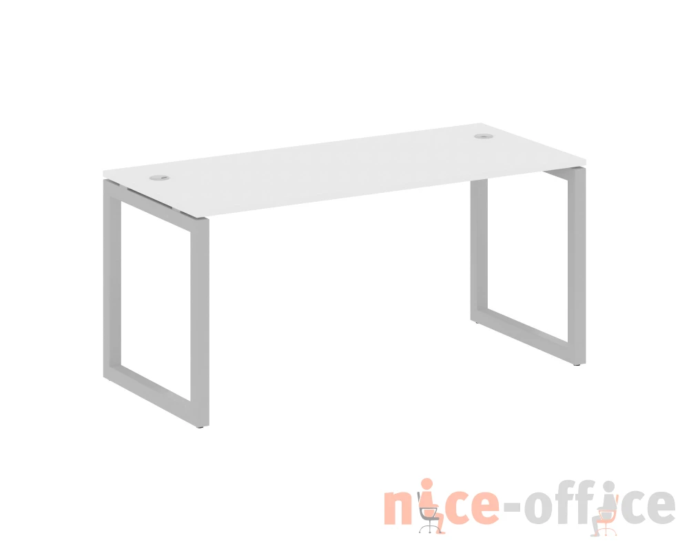 Стол письменный на О-образном м/к 1600x720x750 Метал Систем Куатро 5x5 / Metal System Quattro 5x5