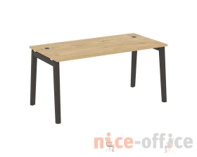 Стол рабочий руководителя, опоры - массив дерева 158x80x75 Оникс Вуд Директ / Onix Wood Direct images