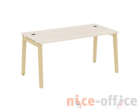 Стол рабочий руководителя, опоры - массив дерева 158x80x75 Оникс Вуд Директ / Onix Wood Direct images