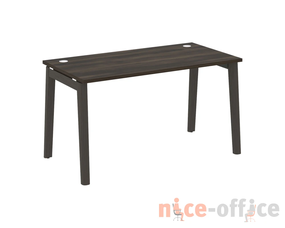 Стол письменный, опоры - массив дерева 138x72x75 Оникс Вуд / Onix Wood
