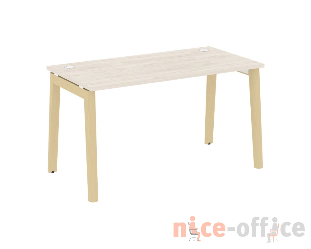 Стол письменный, опоры - массив дерева 138x72x75 Оникс Вуд / Onix Wood