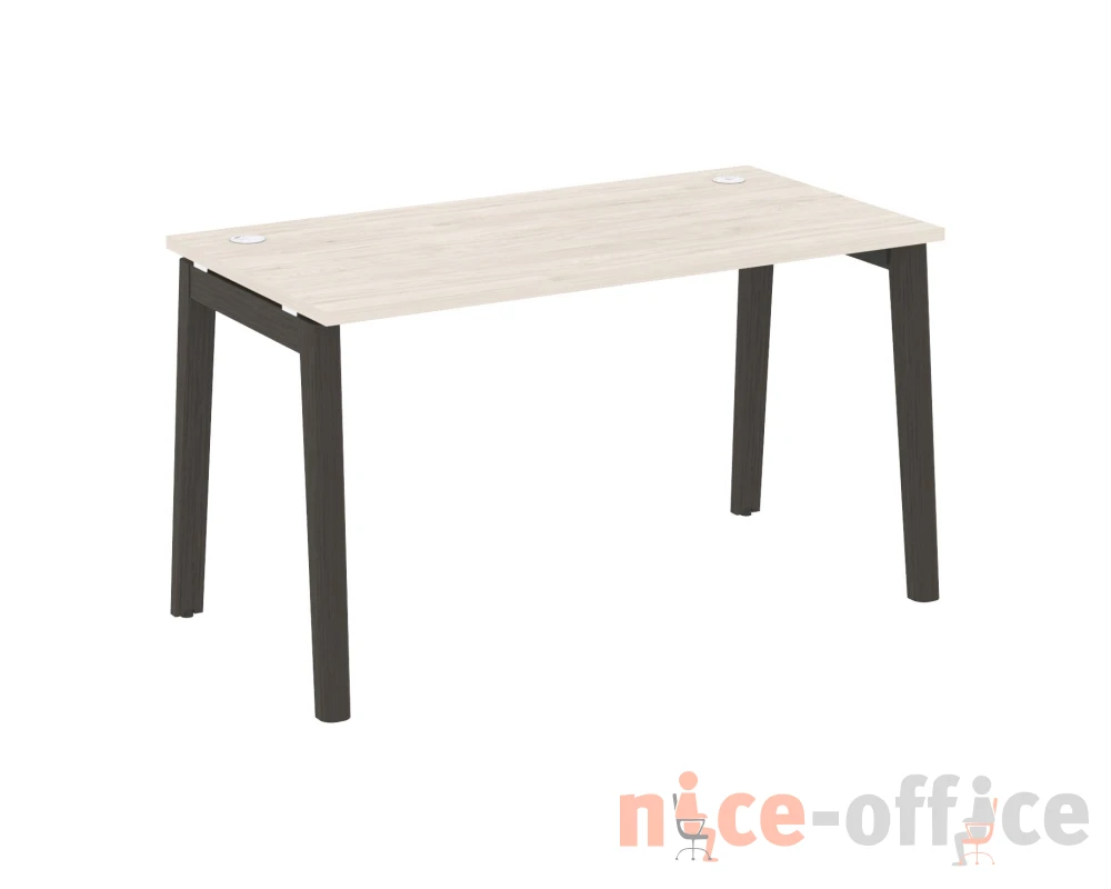 Стол письменный, опоры - массив дерева 138x72x75 Оникс Вуд / Onix Wood