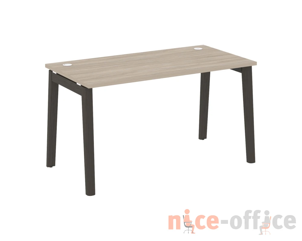Стол письменный, опоры - массив дерева 138x72x75 Оникс Вуд / Onix Wood