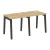 Тиквуд светлый/Дуб темный/Металл антрацит
