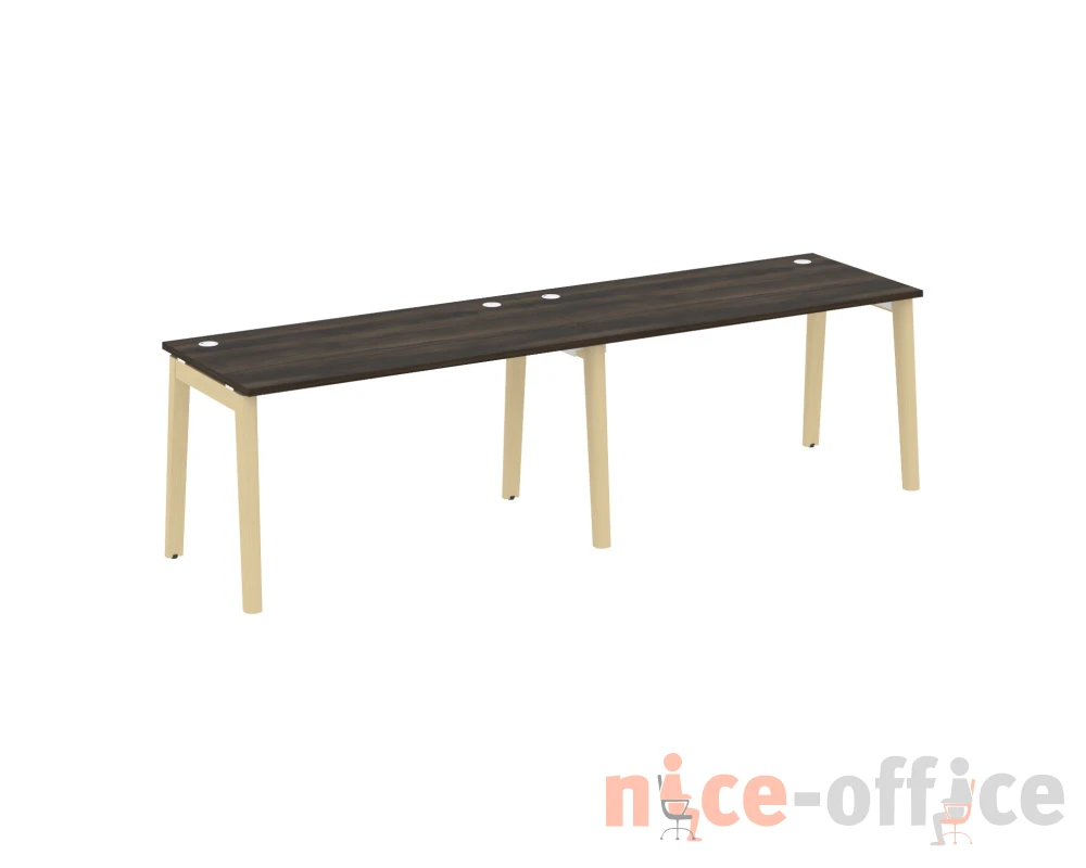 Рабочая станция, опоры - массив дерева 276x72x75 Оникс Вуд / Onix Wood