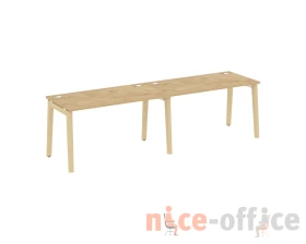 Рабочая станция, опоры - массив дерева 276x72x75 Оникс Вуд / Onix Wood images