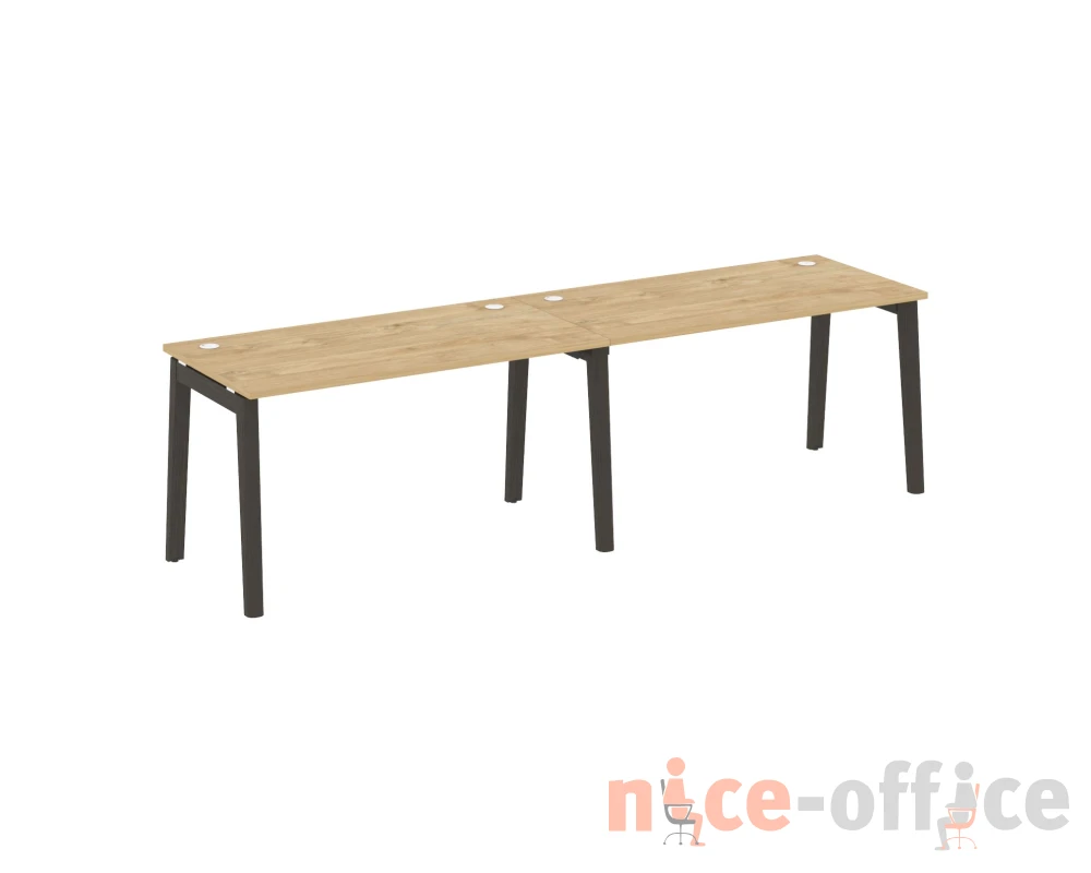 Рабочая станция, опоры - массив дерева 276x72x75 Оникс Вуд / Onix Wood