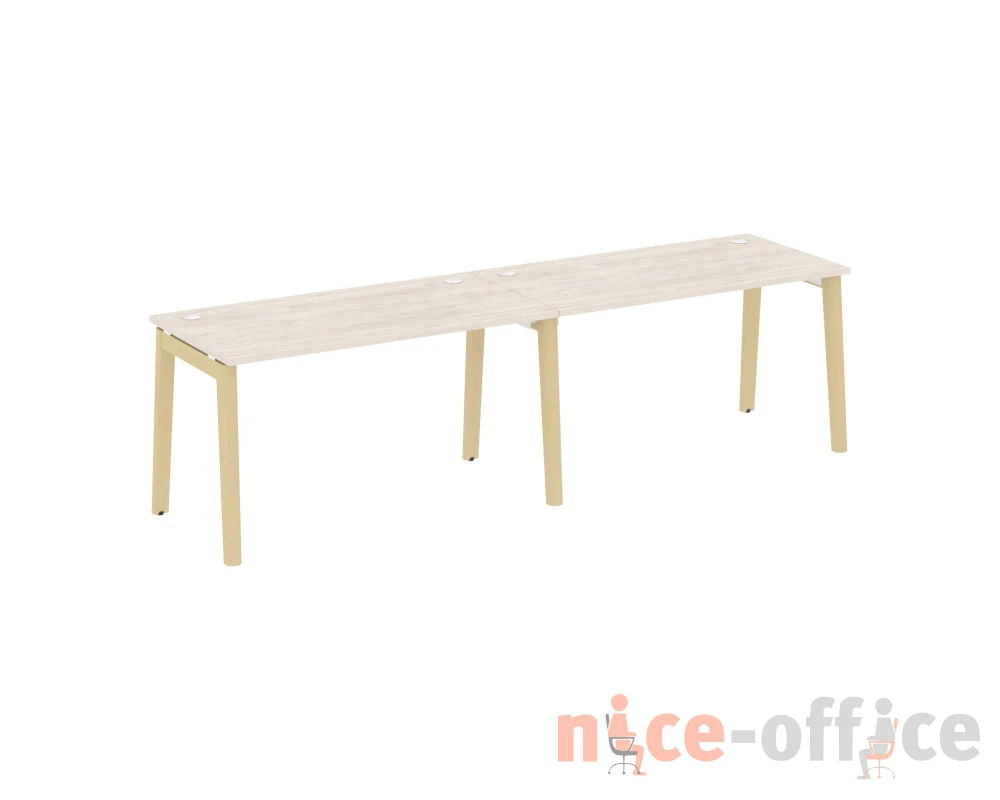 Рабочая станция, опоры - массив дерева 276x72x75 Оникс Вуд / Onix Wood