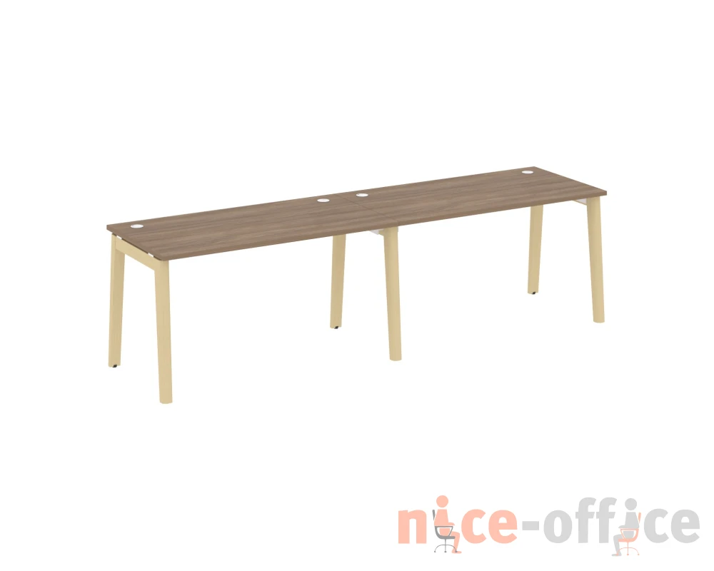 Рабочая станция, опоры - массив дерева 276x72x75 Оникс Вуд / Onix Wood