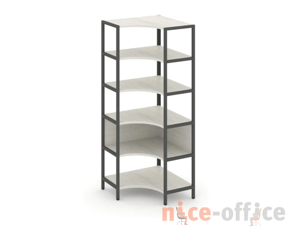 Односекционный угловой стеллаж пятиярусный 810х810х1980 Шелф Систем / Shelf System
