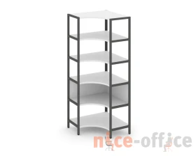Односекционный угловой стеллаж пятиярусный 810х810х1980 Шелф Систем / Shelf System images