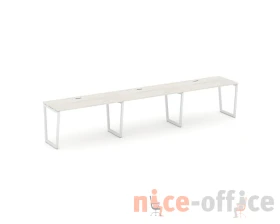 Рабочая станция 1 сторон. SN-4T2.ORS-053 4140х800х750 Стайл Проджект Фьюжн / Style Project Fusion images