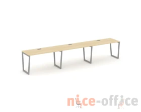 Рабочая станция 1 сторон. SN-4T2.ORS-053 4140х800х750 Стайл Проджект Фьюжн / Style Project Fusion images