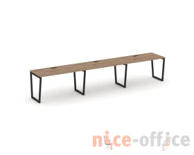 Рабочая станция 1 сторон. SN-4T2.ORS-053 4140х800х750 Стайл Проджект Фьюжн / Style Project Fusion images