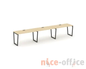 Рабочая станция 1 сторон. SN-4T2.ORS-053 4140х800х750 Стайл Проджект Фьюжн / Style Project Fusion images