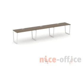 Рабочая станция 1 сторон. SN-4T2.ORS-053 4140х800х750 Стайл Проджект Фьюжн / Style Project Fusion images