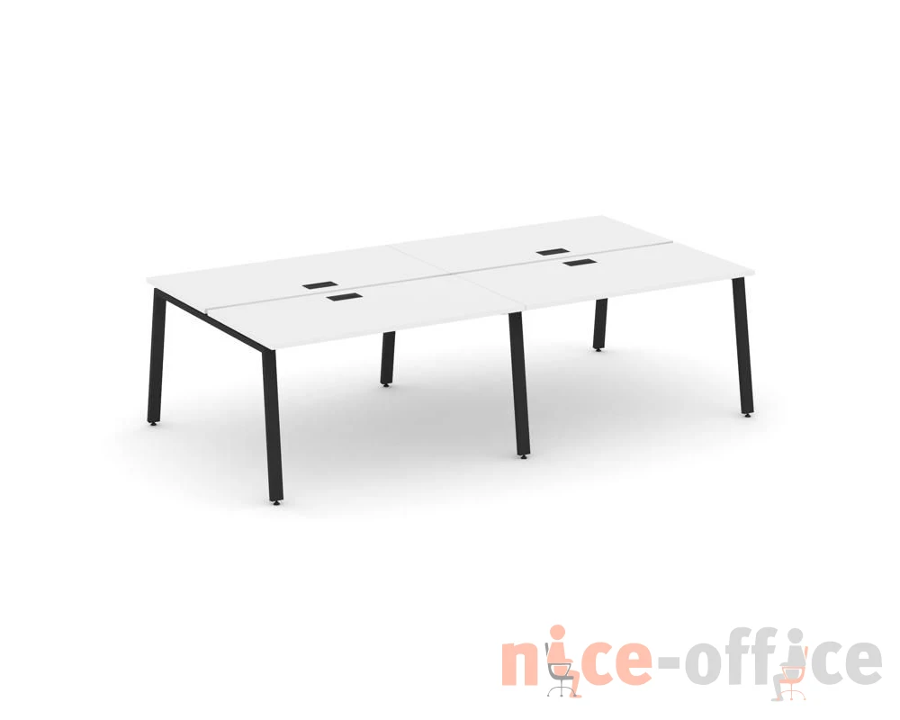 Рабочая станция 2-х сторон. на А-образном каркасе 60 мм 2760х1432х750 Стайл Проджект / Style Project