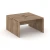Дуб табак/Черная заглушка