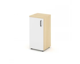 Шкаф низкий узкий левый закрытый 400x400x833 зад. стенка HDF Style Project images