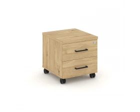 Тумба мобильная 2 ящ. Стандартные колеса 416x460x437 Style Project images