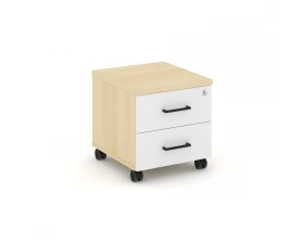 Тумба мобильная 2 ящ. Стандартные колеса 416x460x437 Style Project images