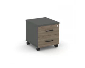 Тумба мобильная 2 ящ. Стандартные колеса 416x460x437 Style Project images