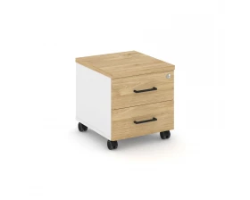 Тумба мобильная 2 ящ. Стандартные колеса 416x460x437 Style Project images