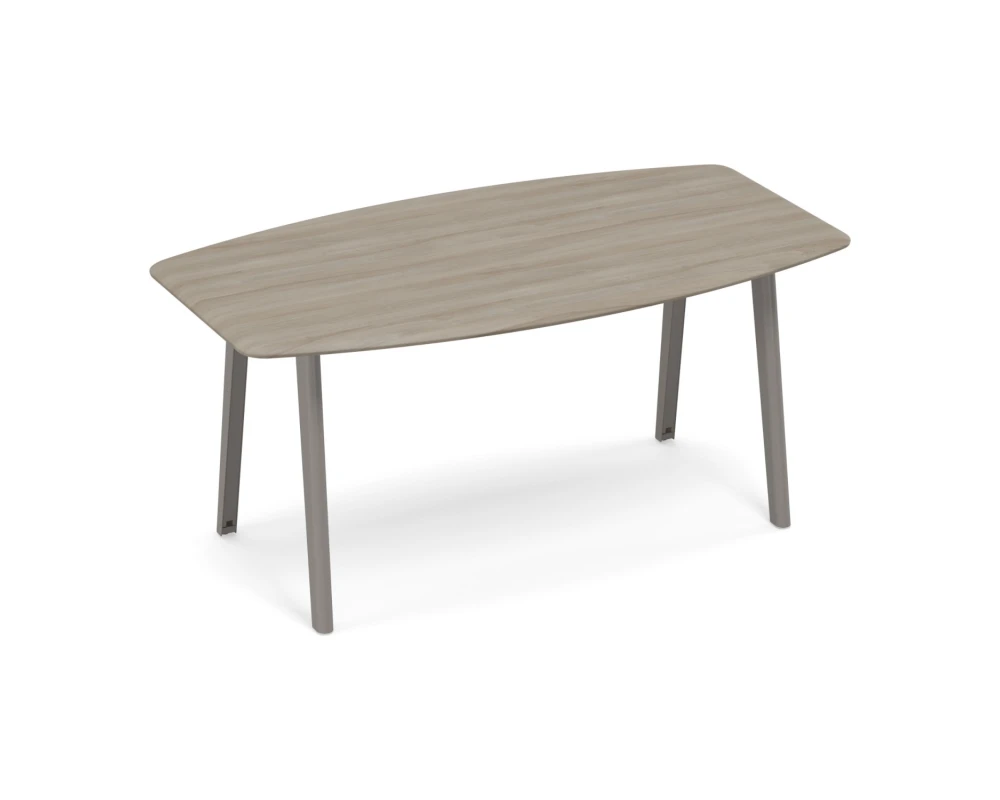 Стол для переговоров фигурный METAL 180x100x75,6 Time Metal