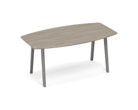 Стол для переговоров фигурный METAL 180x100x75,6 Time Metal images