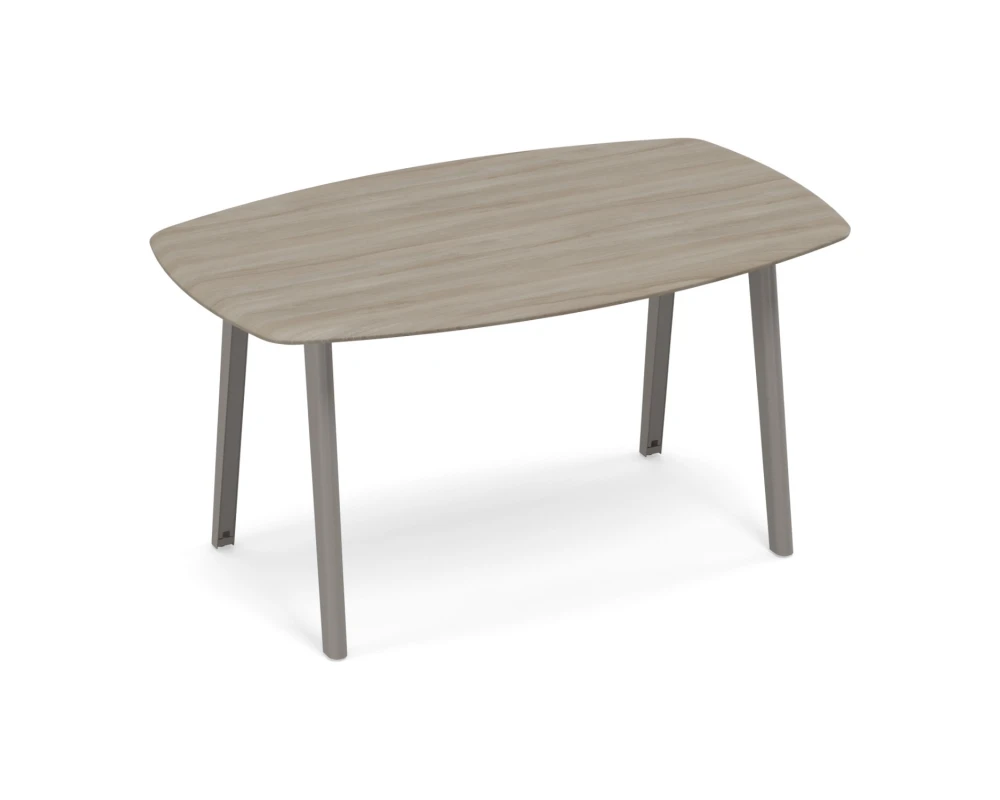 Стол для переговоров овальный METAL 160x100x75,6 Time Metal