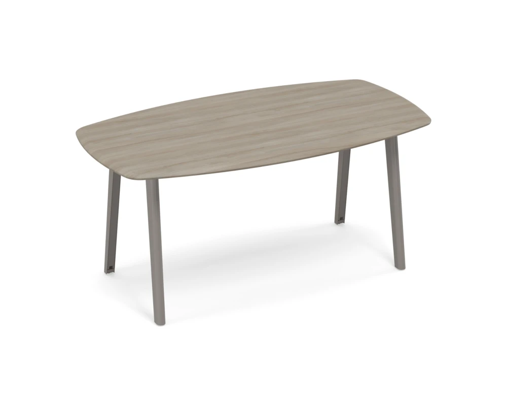 Стол для переговоров овальный METAL 180x100x75,6 Time Metal