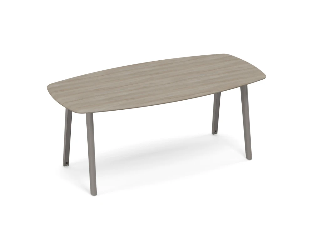 Стол для переговоров овальный METAL 200x100x75,6 Time Metal
